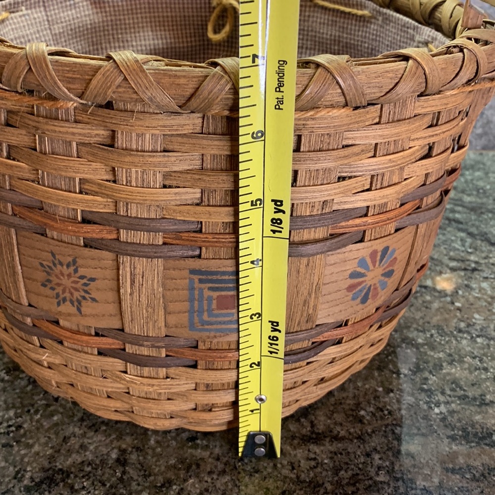 Vintage Handmade Basket - Picture 7 of 8